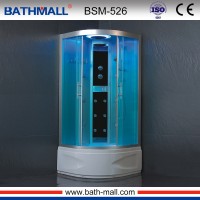 Modern steam shower cabin with massage function for adult